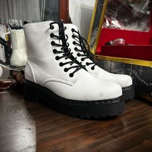platform combat boots